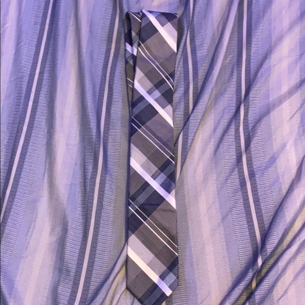 Grey Van Heusen Tie